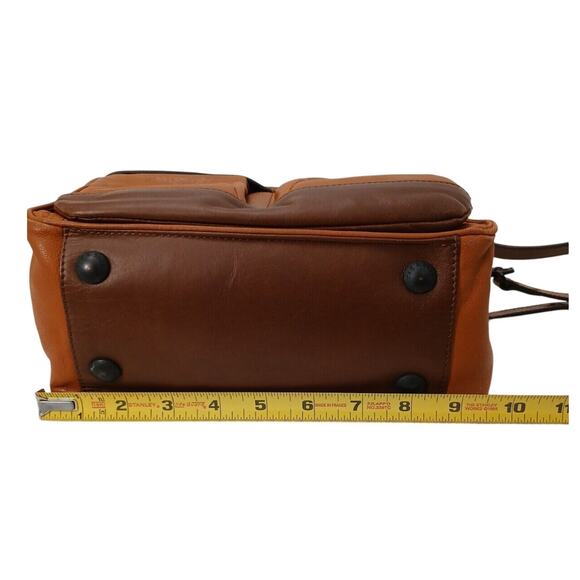 Rag & Bone Handbag Leather Brown Boxy Square Shoulder Strap Dustbag Modern $950 - Picture 8 of 16